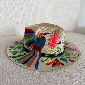 ONE OF A KIND!  hand painted fedora hat